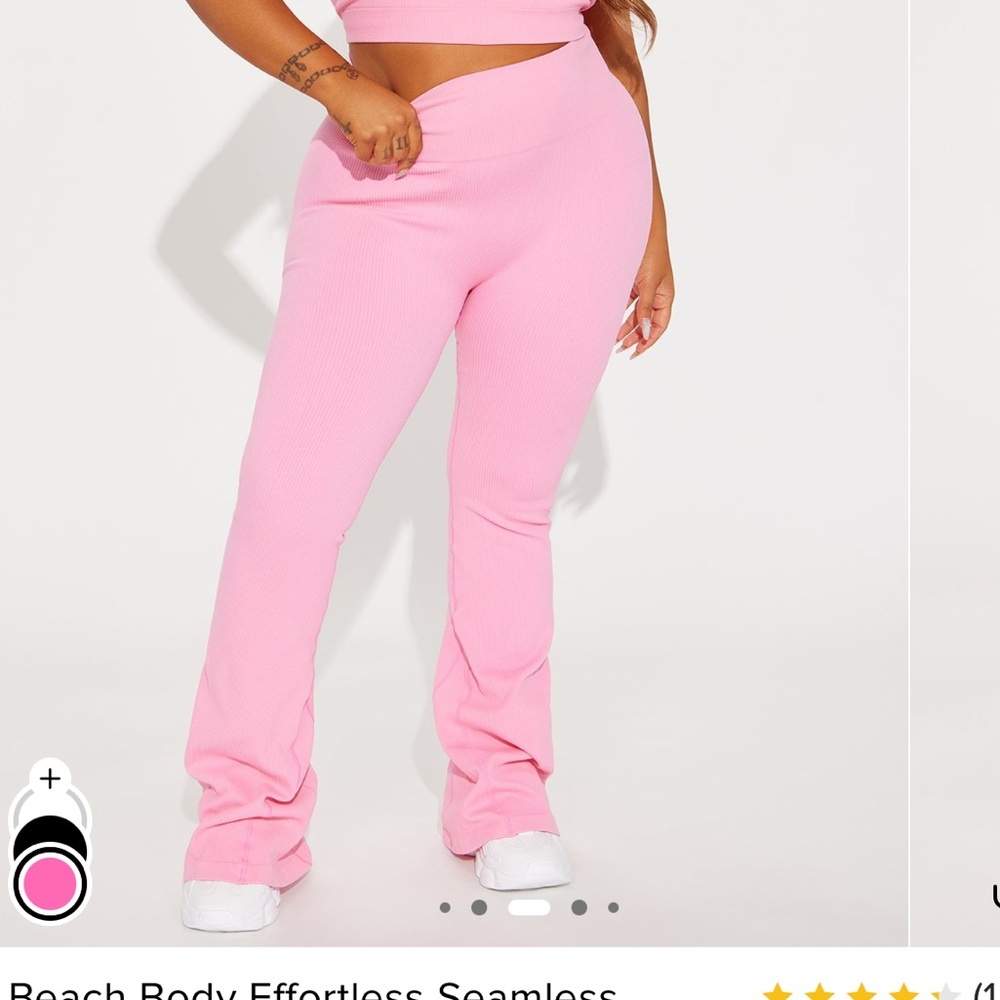 Beach Body Effortless Seamless Sports Bra and Yoga Pants Set - Picture 7 of 8